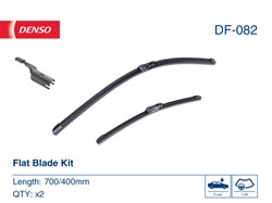 Pióro wycieraczki Flat Blades DF-082 bezprzegubowe 700/400mm (2 szt.) przód