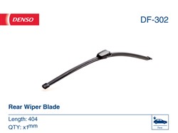 Pióro wycieraczki Flat Blades DF-302 bezprzegubowe 404mm (1 szt.) tył ze spojlerem_4