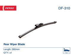 Kojamees Flat Blades DF-310 liitetu 280mm (1 tk) Tagumine_4
