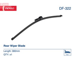 Wiper blade DF-322 flat 380mm (1 pcs) rear_1