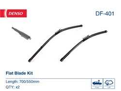 Pióro wycieraczki Flat Blades DF-401 bezprzegubowe 700/550mm (2 szt.) przód_0