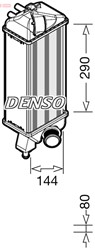 tarpinis suslėgto oro aušintuvas, kompresorius DENSO DIT09116_2