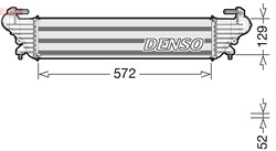 tarpinis suslėgto oro aušintuvas, kompresorius DENSO DIT09121