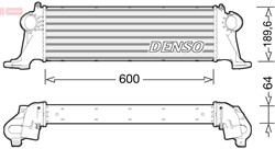 tarpinis suslėgto oro aušintuvas, kompresorius DENSO DIT12004