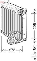DENSO Turbolaaduri õhujahuti/ cooler DIT28022_2
