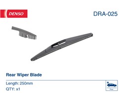 Pióro wycieraczki DRA DRA-025 szkieletowe 250mm (1 szt.) tył_3