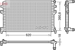 DENSO Radiaator, mootori jahutus DRM02018_2