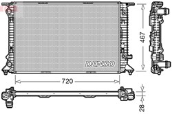 Variklio radiatorius DENSO DRM02021