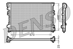 Variklio radiatorius DENSO DRM07055