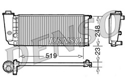 Variklio radiatorius DENSO DRM09080_0