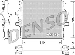 Variklio radiatorius DENSO DRM12009_2
