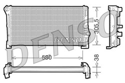 Variklio radiatorius DENSO DRM13010_2