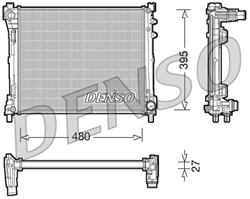 Variklio radiatorius DENSO DRM13014_2