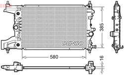 Variklio radiatorius DENSO DRM20005