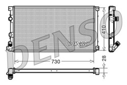 Variklio radiatorius DENSO DRM23090