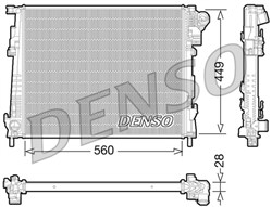 Variklio radiatorius DENSO DRM23094