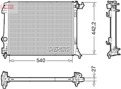 Variklio radiatorius DENSO DRM23116