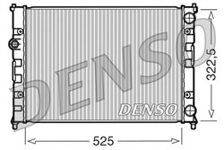 Variklio radiatorius DENSO DRM26008