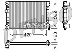 Variklio radiatorius DENSO DRM32007