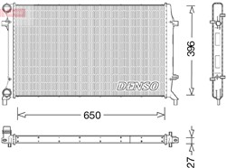 Variklio radiatorius DENSO DRM32045