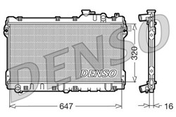 Variklio radiatorius DENSO DRM44015
