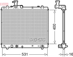 Variklio radiatorius DENSO DRM47035_2
