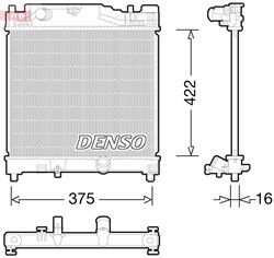 Variklio radiatorius DENSO DRM50056_2