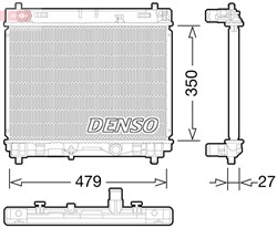 Radiaator DENSO DRM50058