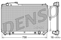 Variklio radiatorius DENSO DRM51003