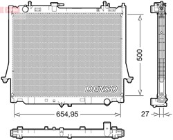 Variklio radiatorius DENSO DRM99014