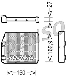 Salona apsildes radiātors DENSO DRR09035