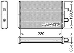 Heat Exchanger, interior heating DRR12016