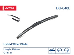 Wiper blade Hybrid DU-040L hybrid 400mm (1 pcs) front with spoiler_4