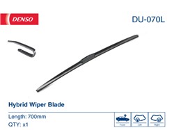 Wiper blade Hybrid DU-070L hybrid 700mm (1 pcs) front with spoiler_4