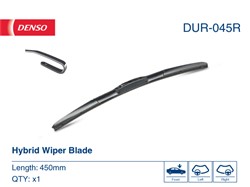 Wiper blade Hybrid DUR-045R hybrid 450mm (1 pcs) front with spoiler_4