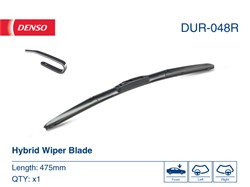 Wiper blade DUR-048R hybrid 475mm (1 pcs) front with spoiler_3