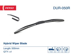 Wiper blade Hybrid DUR-050R hybrid 500mm (1 pcs) front with spoiler_3