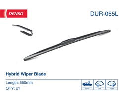 Wiper blade Hybrid DUR-055L hybrid 550mm (1 pcs) front with spoiler_3