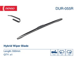 Wiper blade Hybrid DUR-055R hybrid 550mm (1 pcs) front with spoiler_3