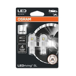 Žarulja LED W16W LED LEDriving SL (blister, 2 kom., 12V, hladna bijela, 2,1W, tip gedore W2,1X9,5D; nema potvrde o odobrenju; Nema certifikata za homologaciju_1
