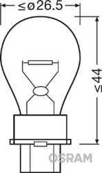 Light bulb P27W (10 pcs) 12V 27W_3