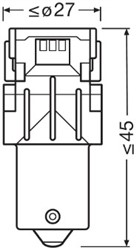 Żarówka LED PY21W (2 szt.) LEDriving SL 12V_4