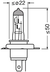 Żarówka H19 Standard (1 szt.) 12V 60/55W_4
