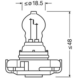 Kvēlspuldze, Pagriezienu signāla lukturis OSRAM OSR2504_4
