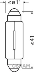 Żarówka C10W (2 szt.) Standard 12V 10W_5