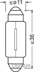 Żarówka C5W (2 szt.) Standard 12V 5W_4