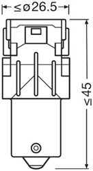 Żarówka LED P21W (2 szt.) LEDriving SL 12V_2