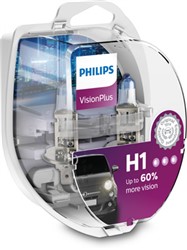 Żarówka H1 VisionPlus Plus 60% (2 szt.) 12V 55W_2