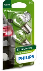 Light bulb P21/5W (2 pcs) Long Life EcoVision 12V 5/21W