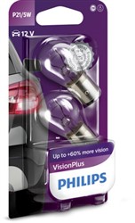 Pirn P21/5W (2 tk) VisionPlus Plus 60% 12V 5/21W_1